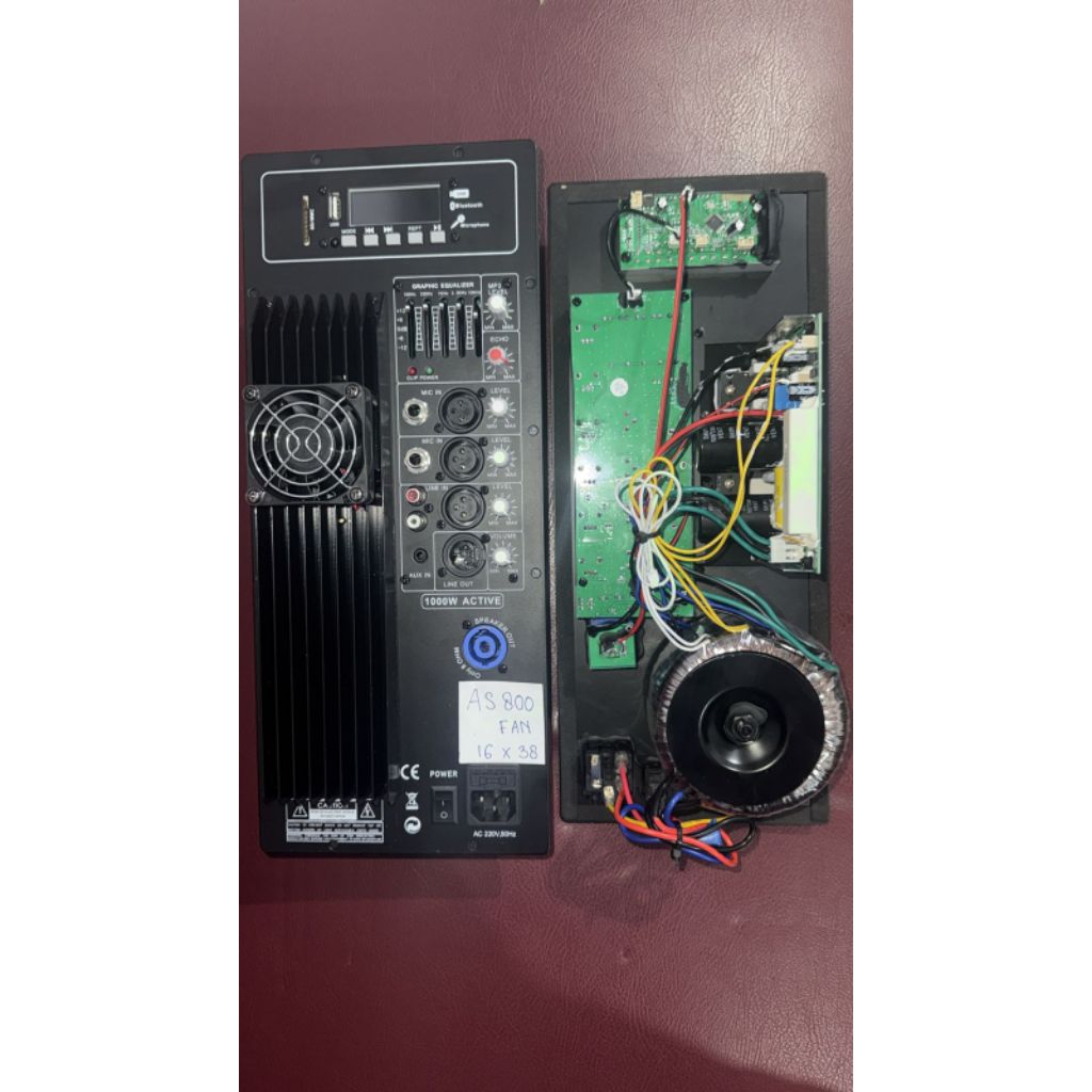 Power kit speaker aktif USB BLUETOOTH 1 kipas