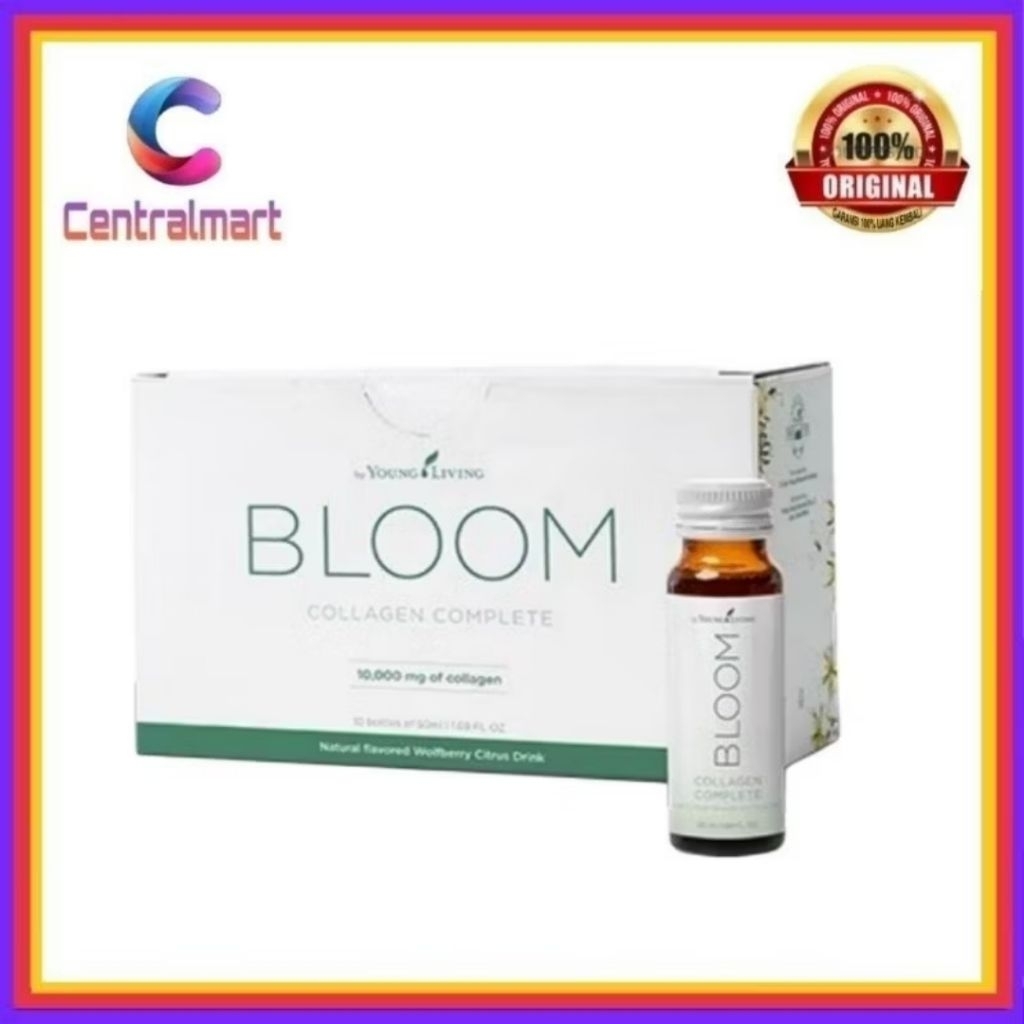 Ready Stock Young Living BLOOM Collagen Complete Isi 10 Botol @50ml Exp 06.2027