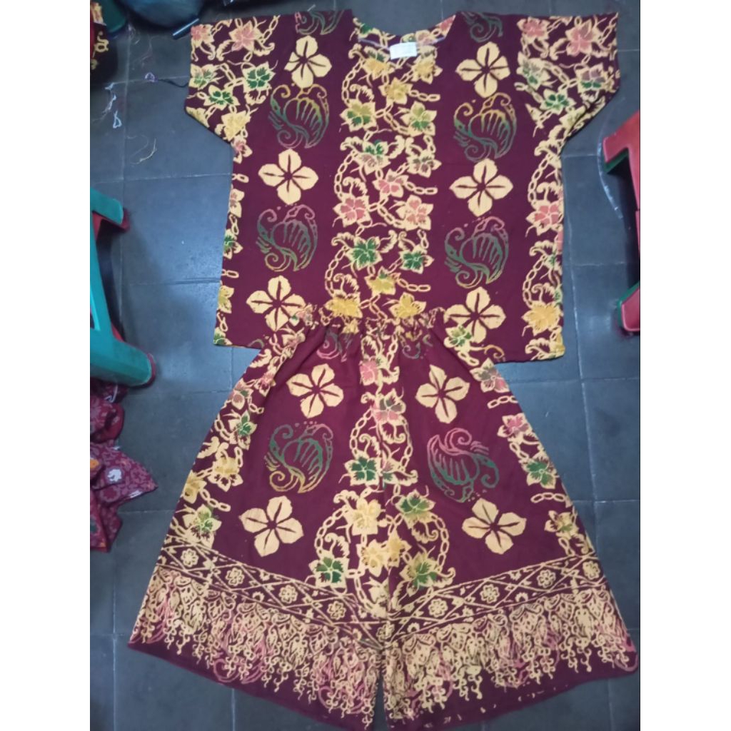 SETELAN CELANA/ KULOT BATIK CITAK