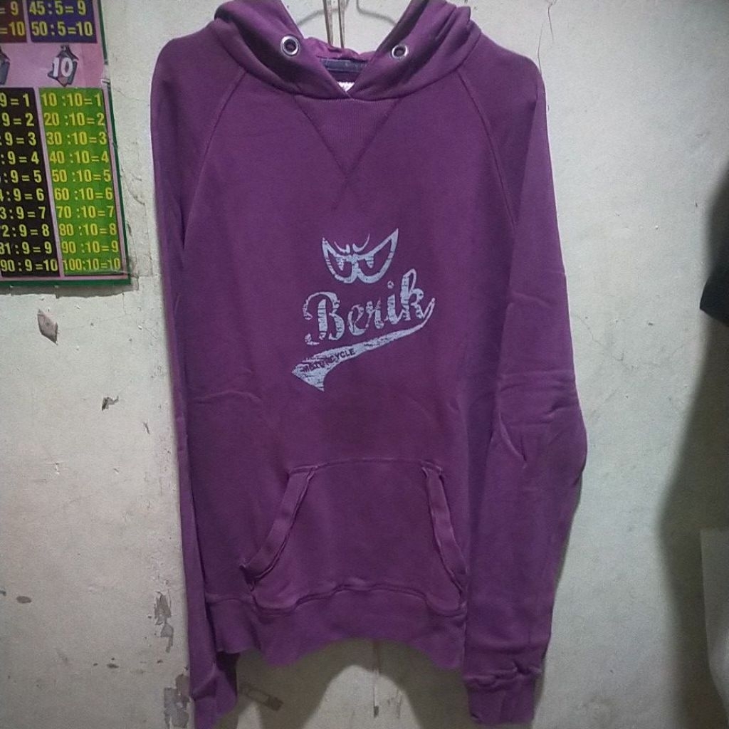 Preloved PL Jaket Hoodie Ungu