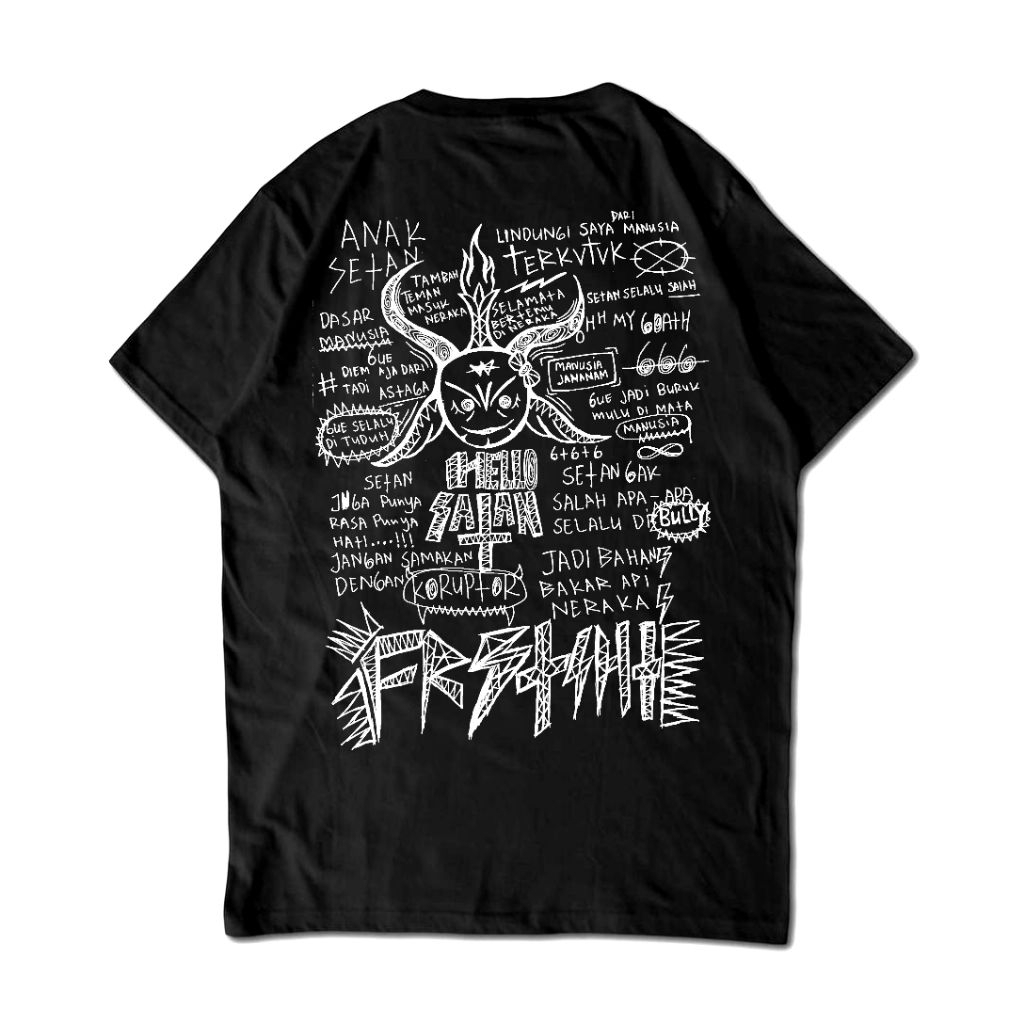 FRUSTASHIT - HELLO SATAN | T-SHIRT