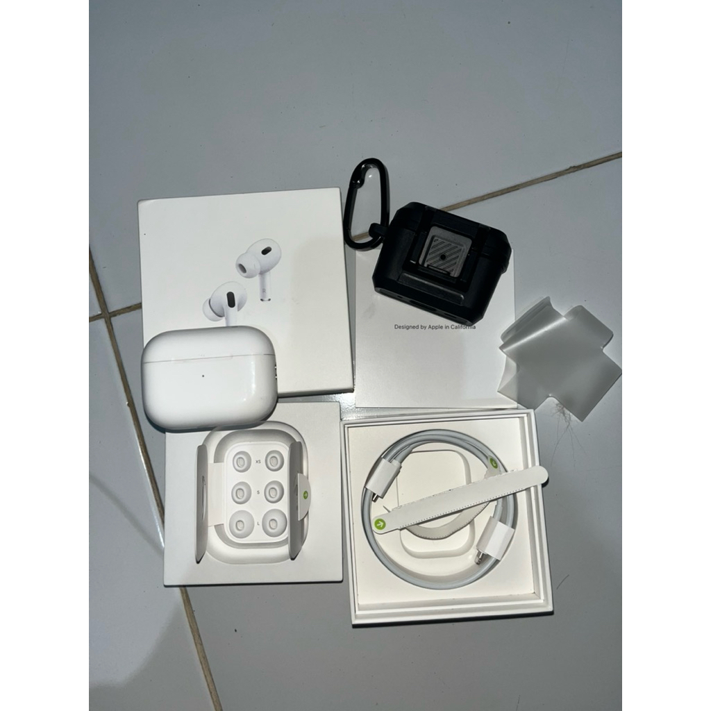 (BISA NEGO) Airpods Pro Gen 2 (Inter) second | ORIGINAL 100% | BONUS CASE AIRPODS SPIGEN