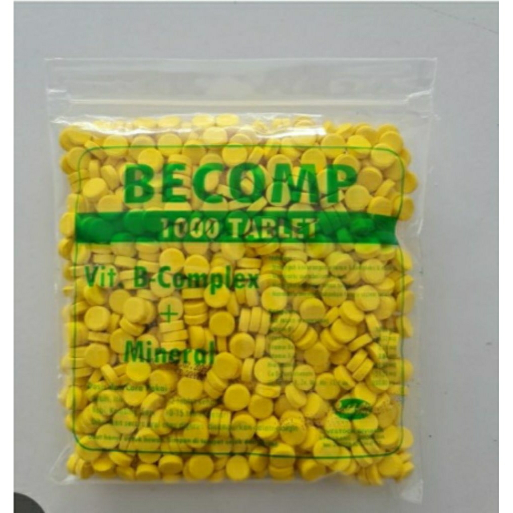 vitamin hewan B-complex 1000 butir