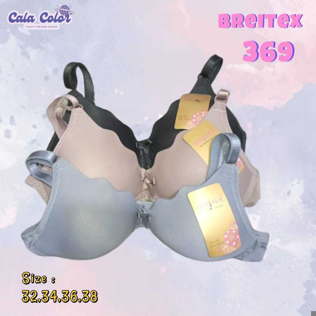 BRA REMAJA BREITEX / BH PEREMPUAN MODEL GELOMBANG TANPA KAWAT PUSH UP CUP KECIL - 369