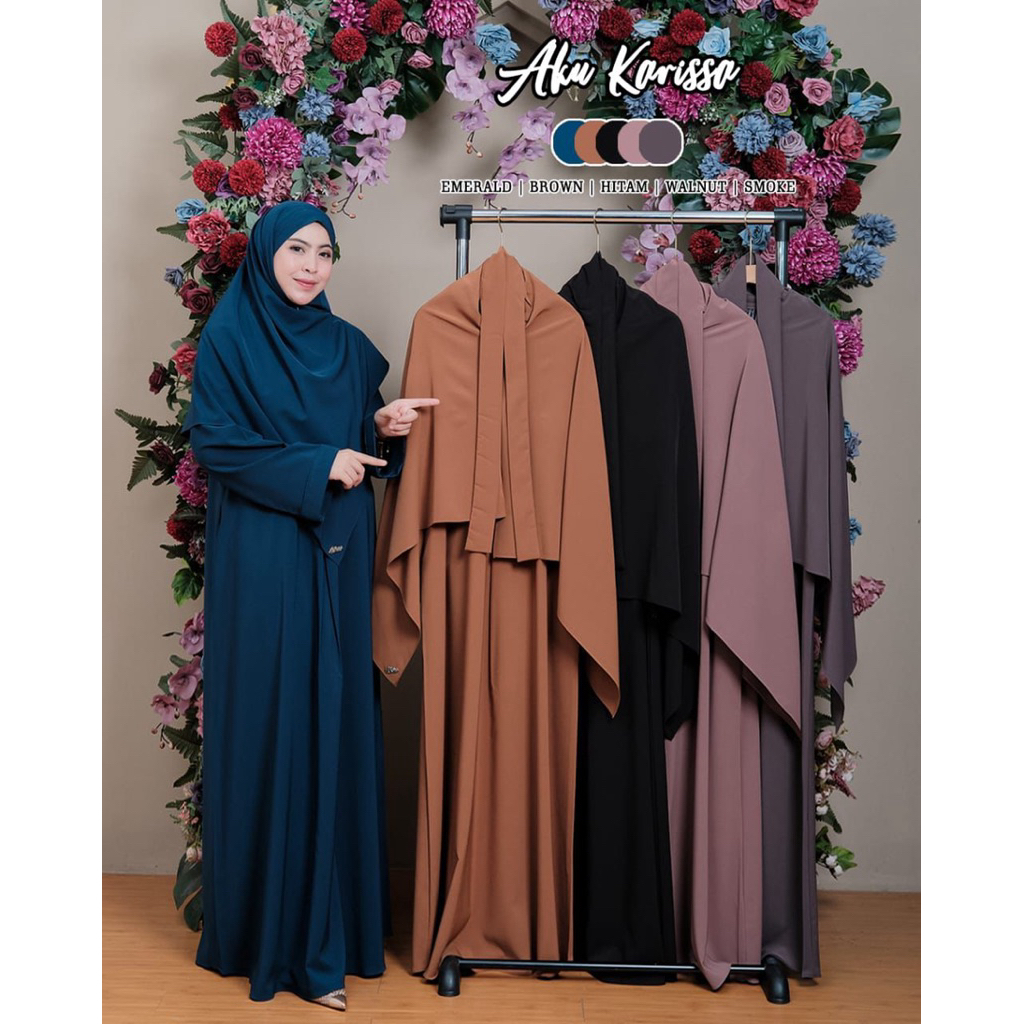 AZZAHIRA SET JILBAB BY AKU KARISSA MATT YUNARA ADEM KAJIAN FASHION OUTFIT HIJAB STYLE TERBARU BUSUI 