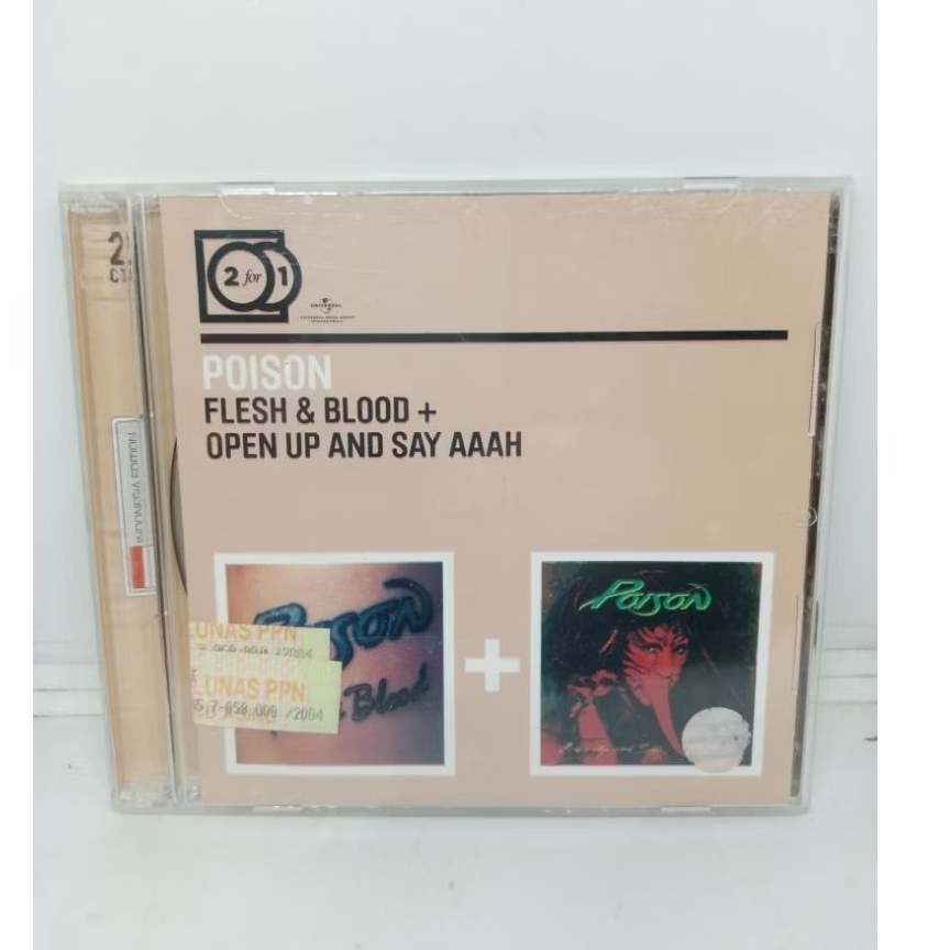 CD_Poison_2CD_-_Flesh_&_Blood/Open_Up_And_Say...Ahh_/_Made_In_Indonesia