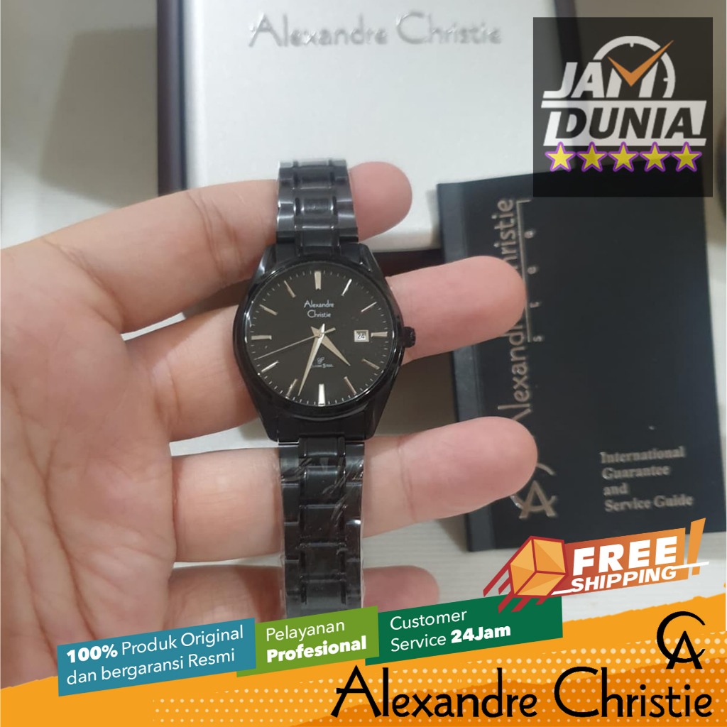 JAM TANGAN WANITA ALEXANDRE CHRISTIE CLASSIC STEEL ORIGINAL 8681 AC 8681 AC8681 ACF8681 JAM AC CLASS