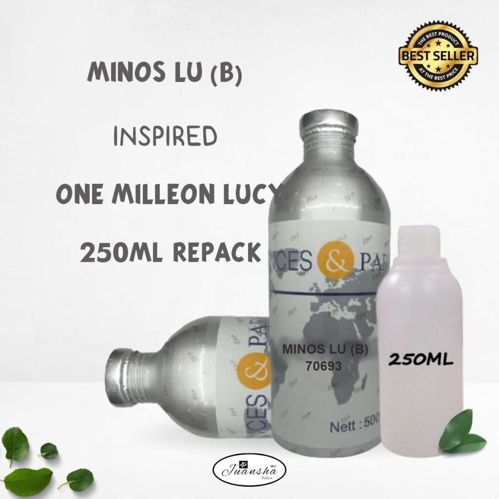 BIBIT PARFUM MURNI MINOS LU (B) ESSENCES 250ML REPACK