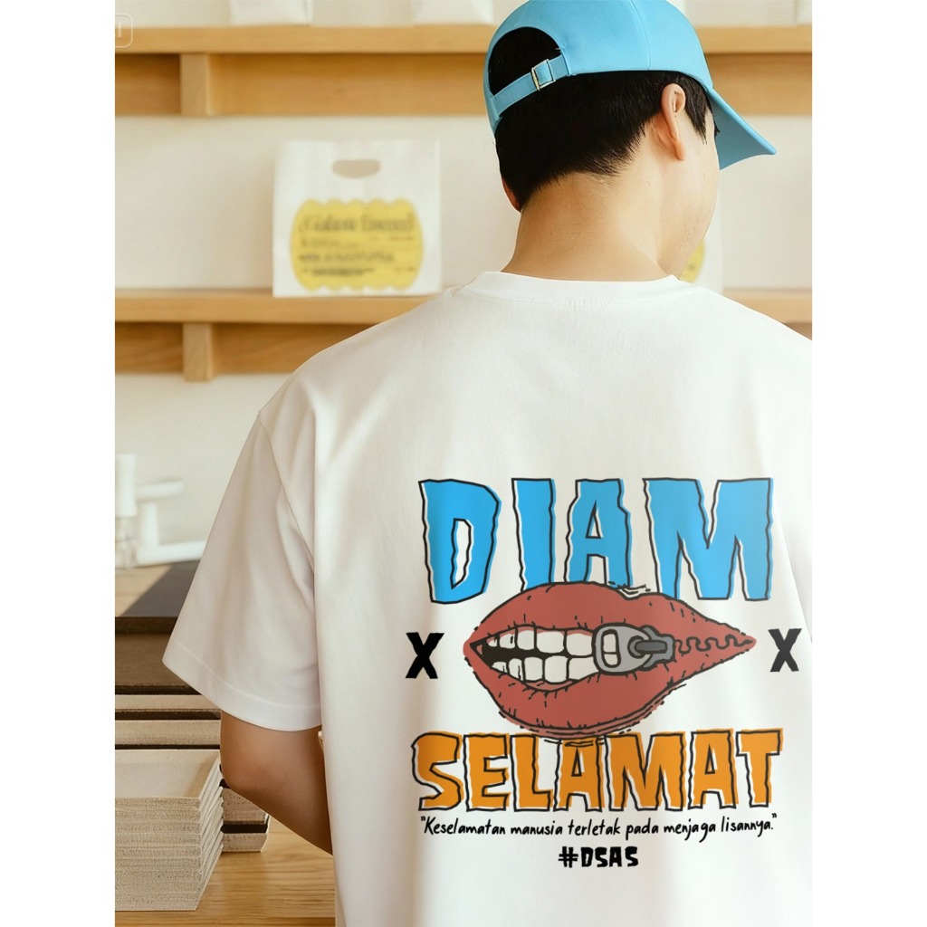 Kaos Diam Selamat - DSAS Kaos