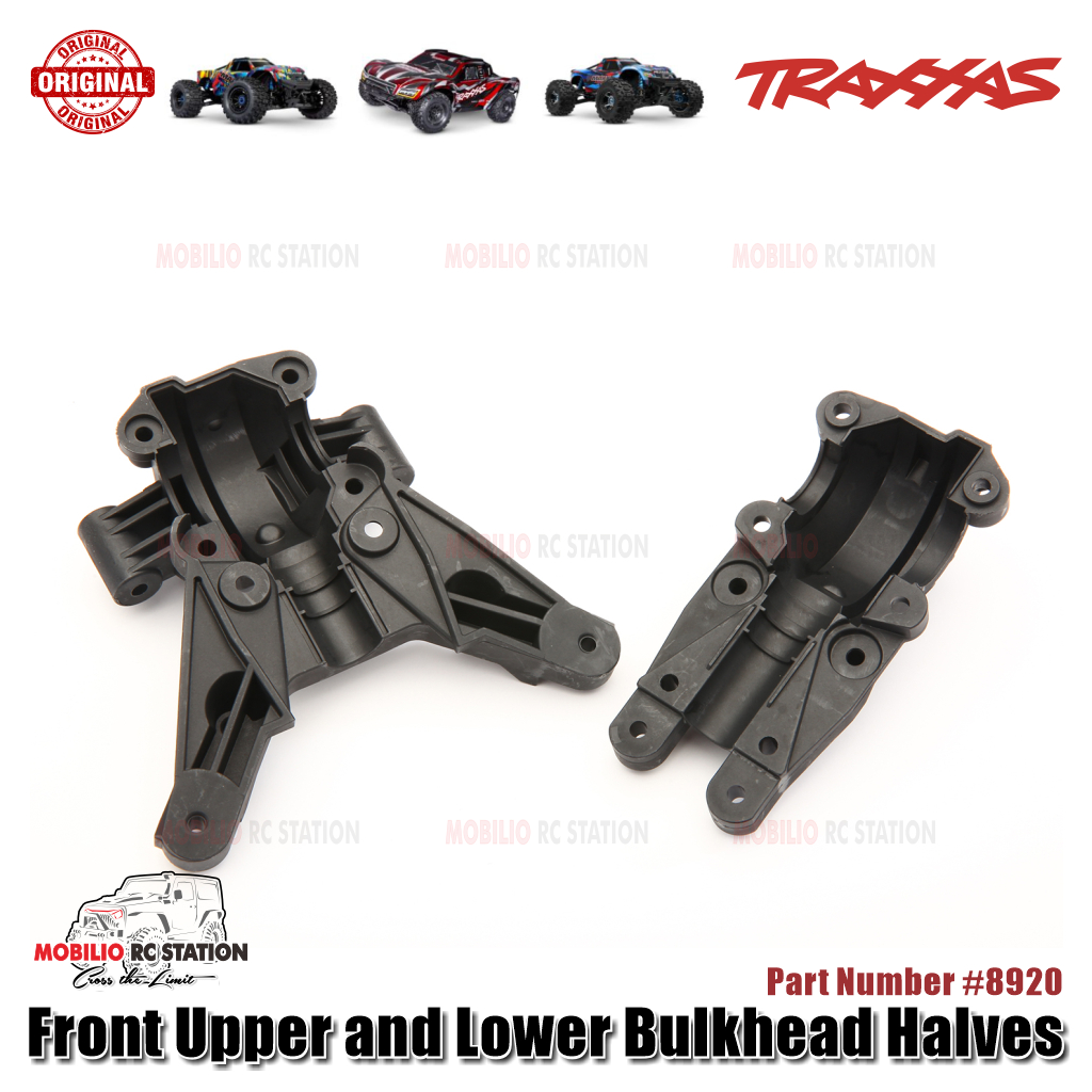 Traxxas Part #8920 Front Upper and Lower Bulkhead Halves for RC Maxx, Maxx-Slash, Maxx-Ultimate