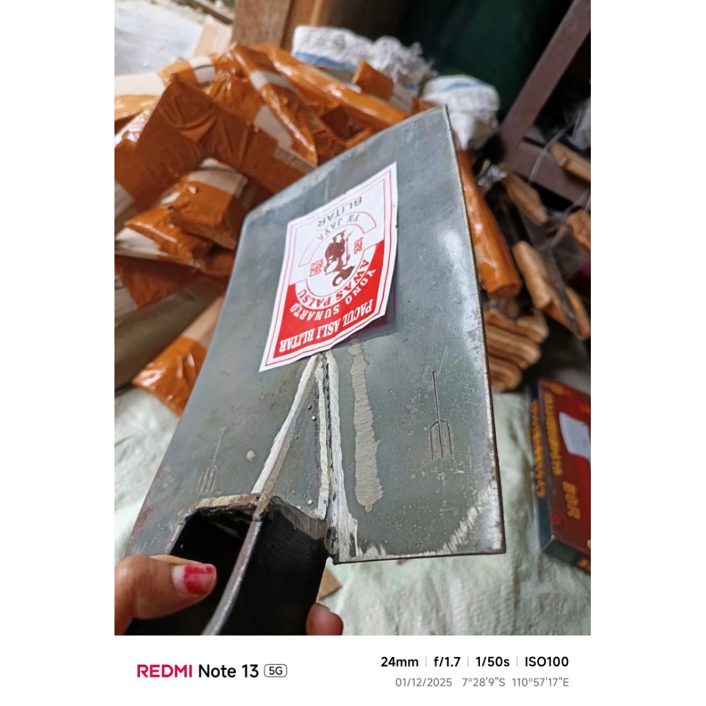 cangkul asli blitar bahan baja premium