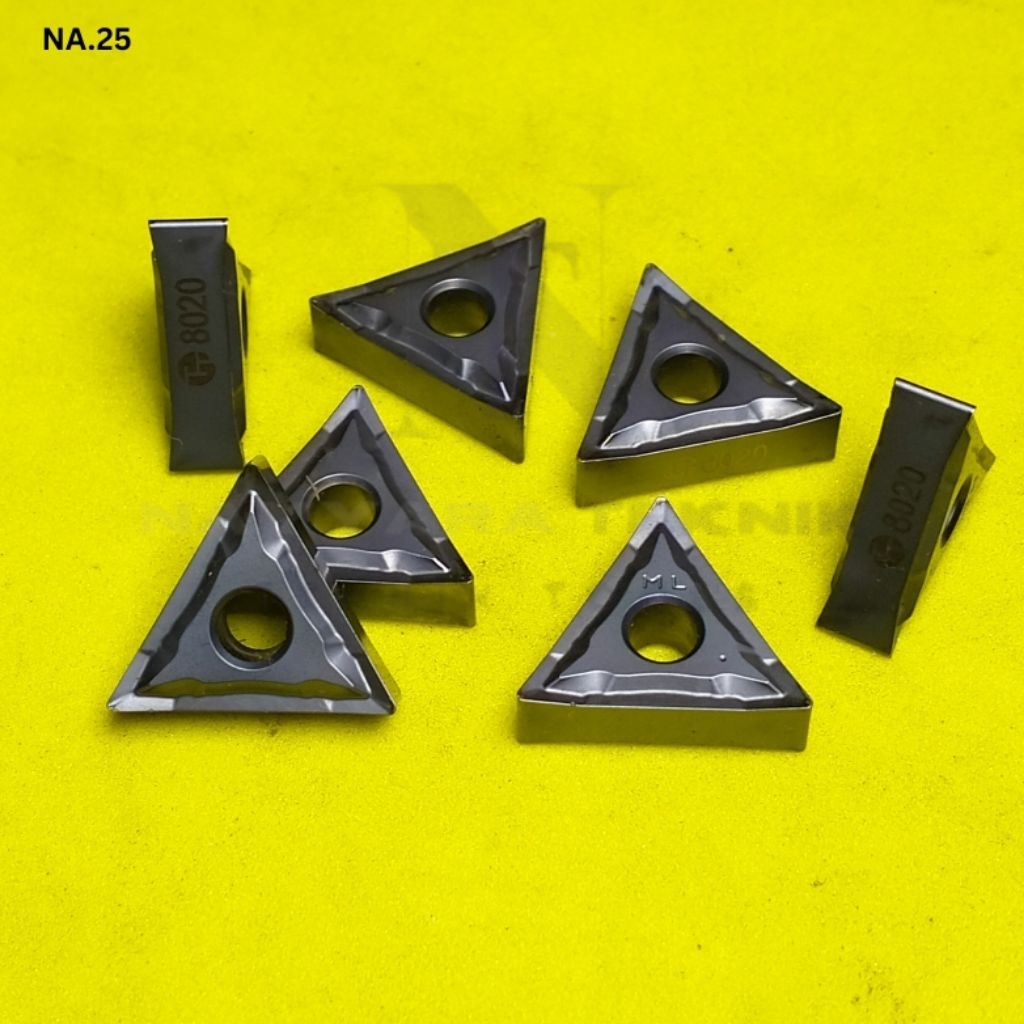 Insert TNMG 160404 Taegutec bekas seken mulus..mata pisau bubut TNMG 160404 Carbide TNMG 1604