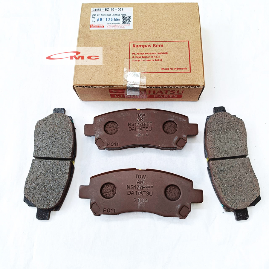 Brake Pad Kampas Rem Depan Xenia Avanza Veloz Terios Rush Taruna APV Original 04465-BZ170-001