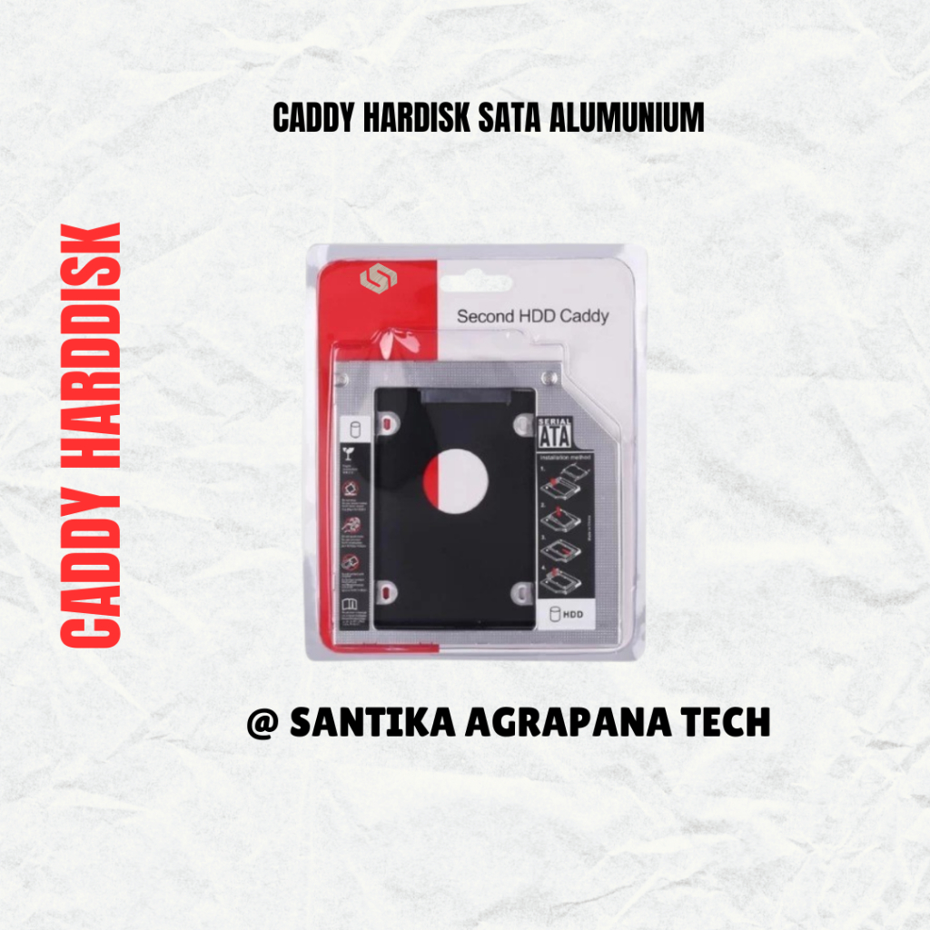 CADDY Hardisk SATA ALUMUNIUM