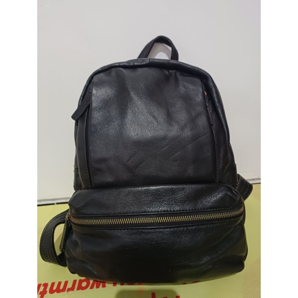 Tas Preloved Ransel Kulit Asli