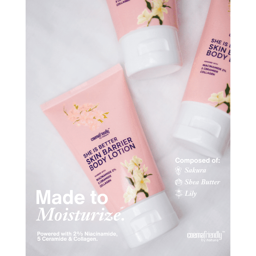 Coema Friendly Skin Barrier Body Lotion - She is Better 100ml