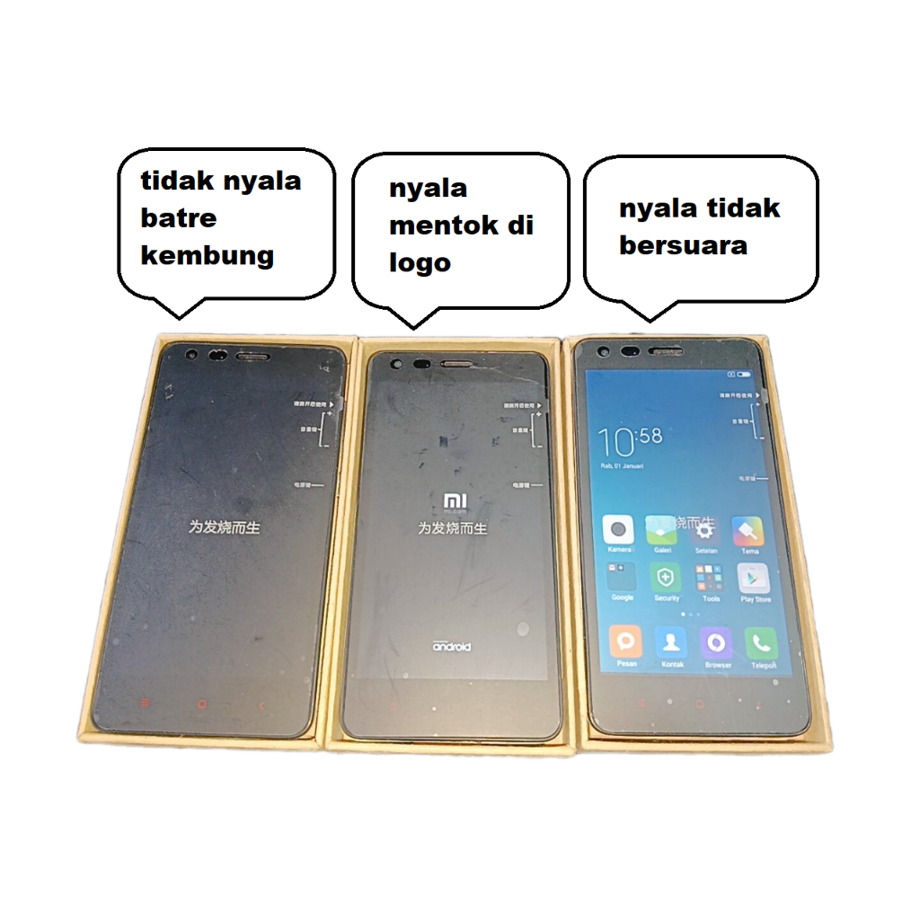 Xiaomi Redmi 2 Kondisi baru 1gb 8gb/ 2gb 16gb Stock Minusan Gudang