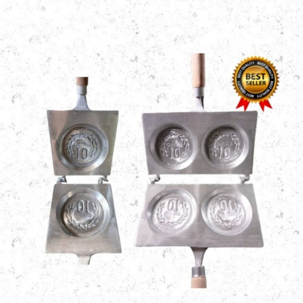 Cetakan koin 10 YEN jepang kue coin cheese waffle pancake viral anti lengket