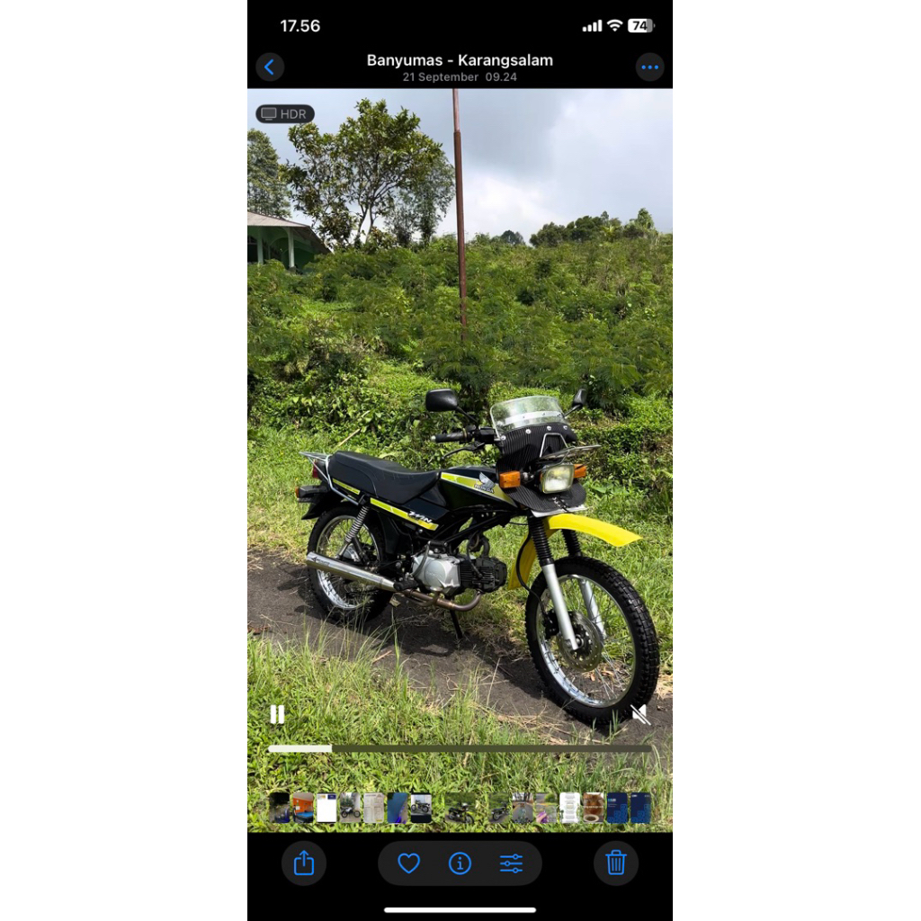 wind shield honda sepur