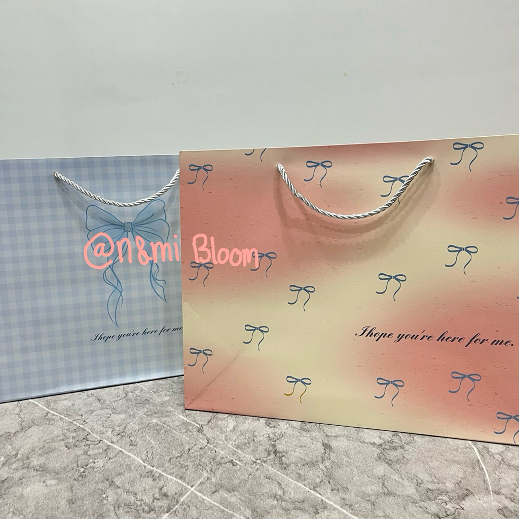Paper Bag Tebal / Paper Bag Premium / Paper Bag Pita / Paper Bag Gingham / Paper Bag Aesthetic