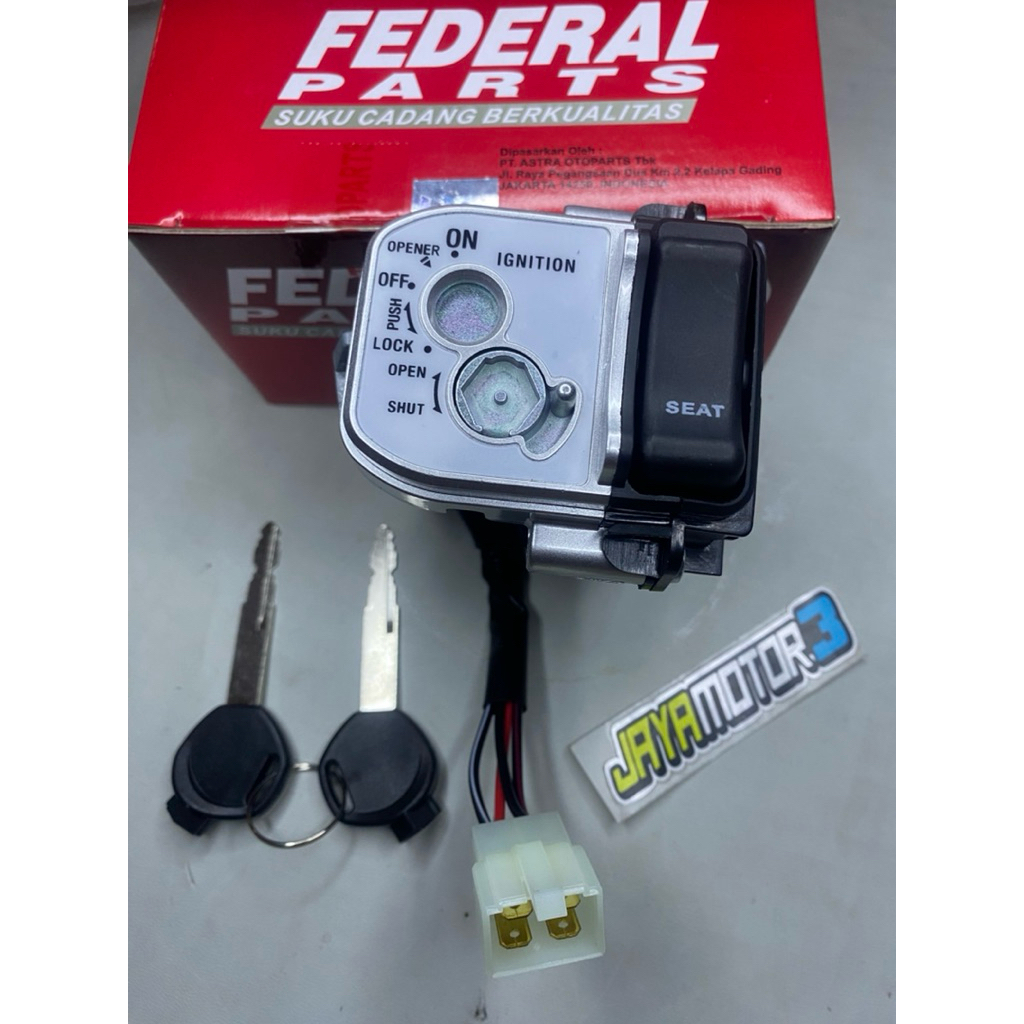 KUNCI KONTAK SET FEDERAL KZR VARIO TECHNO 125 GARANSI 100% ASLI