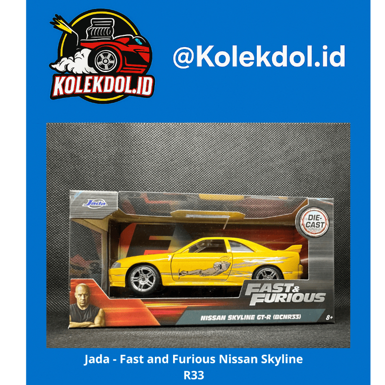 Jada Fast & Furious Leon's GT-R  R33 Diecast 1:32