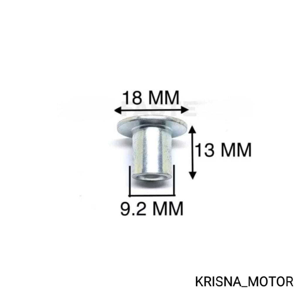 Ring Bosh lobang m6 atau baut sepuluhan tinggi 1,3cm /13mm Ori