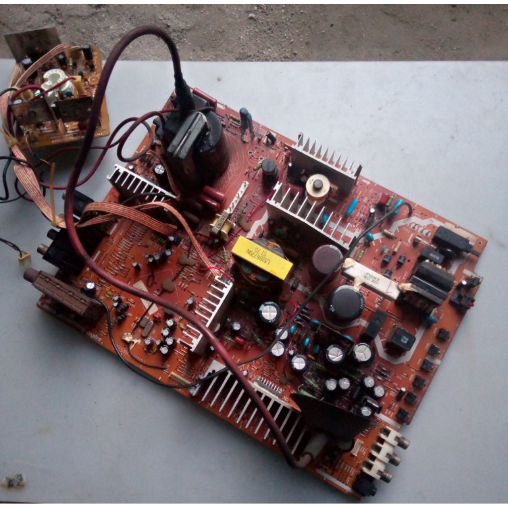 mesin tv Sanyo semi/slim tabung 29inch,cabutan blm test/gambling