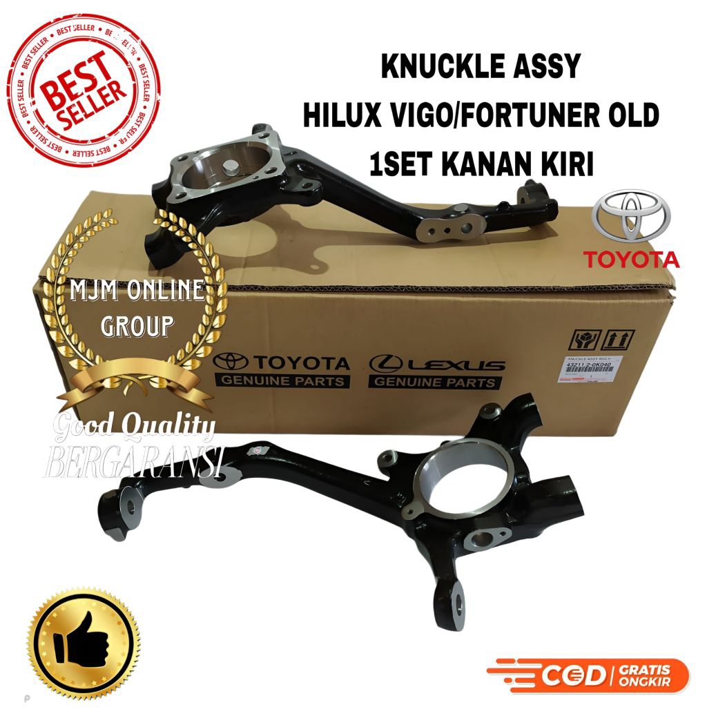 Knuckle knakel assy Hilux Vigo Fortuner 2006-2015 1set 2pc Bergaransi