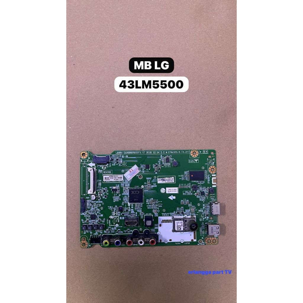 MB LG 43LM5500PTA - MAIN BOARD LG MB LG 43LM5500PTA - MOTHER BOARD MB LG 43LM5500 - Mesin TV MB LG 4