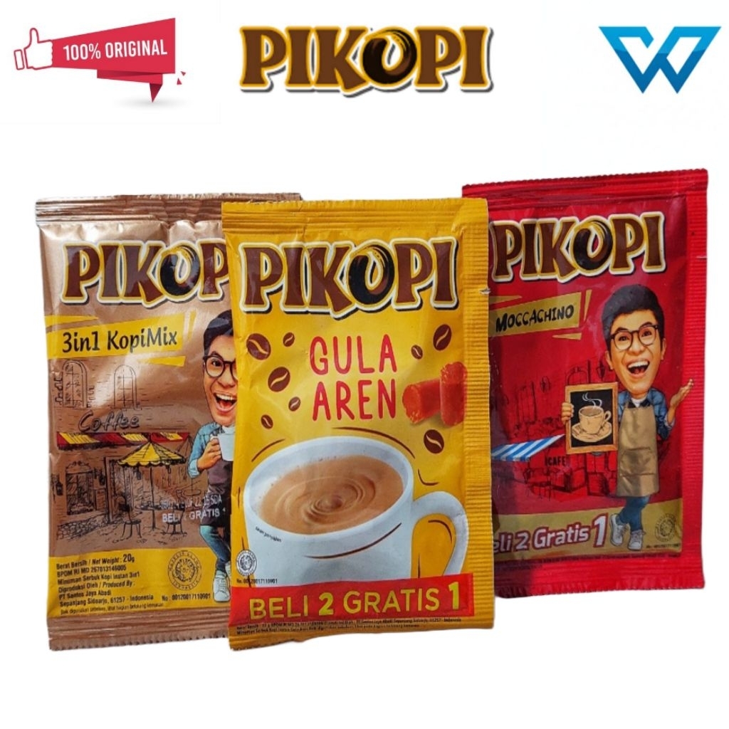 [PROMO] Pikopi coffe mix coffe aren mocachino 20 gram