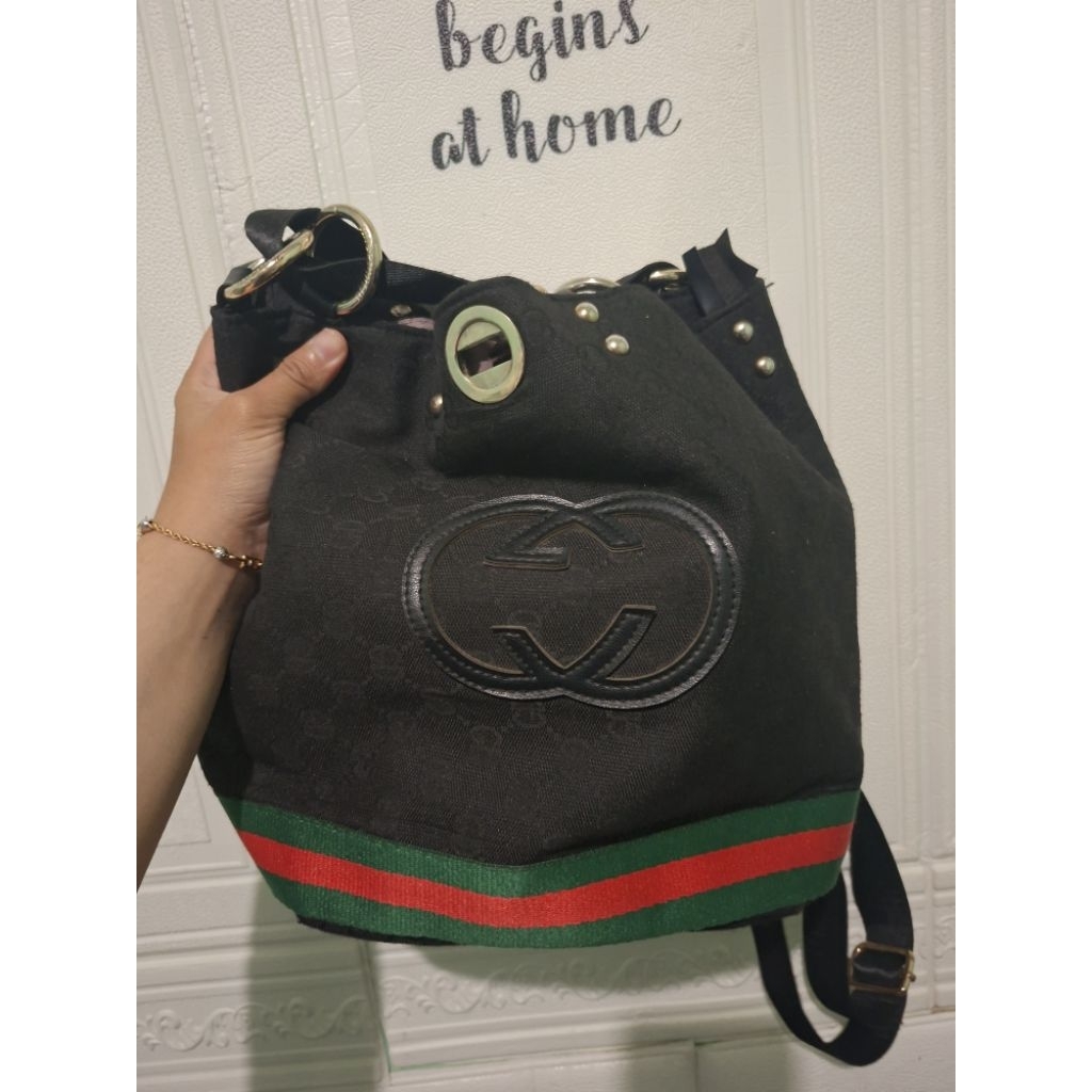 Preloved Tas Ransel Wanita Gucci