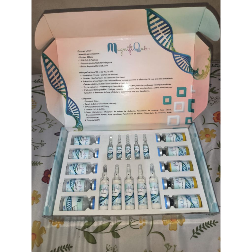 1 set infus milky whitening magnifique original eceran infus milky whitening magnifie ECER infus mil