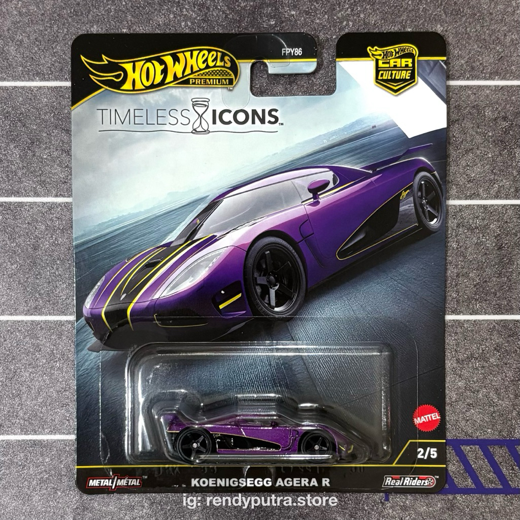 HOT WHEELS PREMIUM TIMELESS ICONS KOENIGSEGG AGERA R