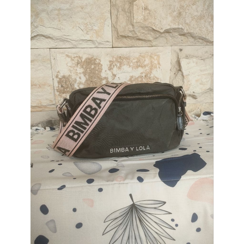 Tas Selempang Bimba Y Lola BYL Dark Grey Preloved