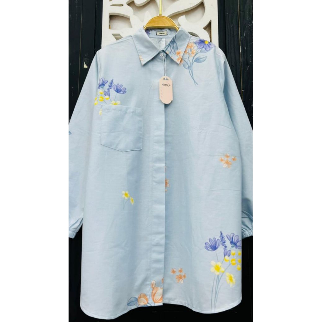 pakaian atasan kemeja katun jepang premium wanita