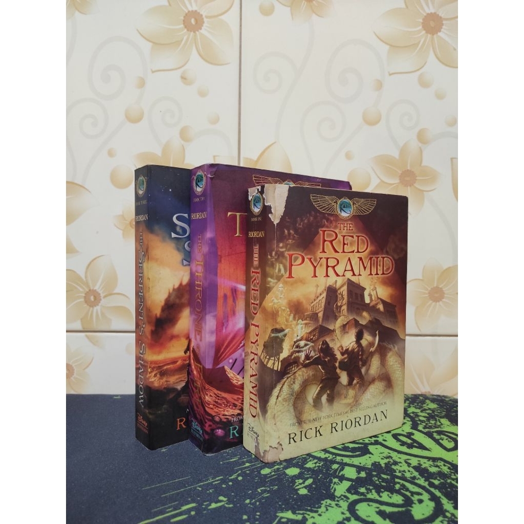 (Buku Sirkus Bacaan) The Kane Chronicles (The Serpent's Shadow, The Throne of Fire, & The Red Pyrami
