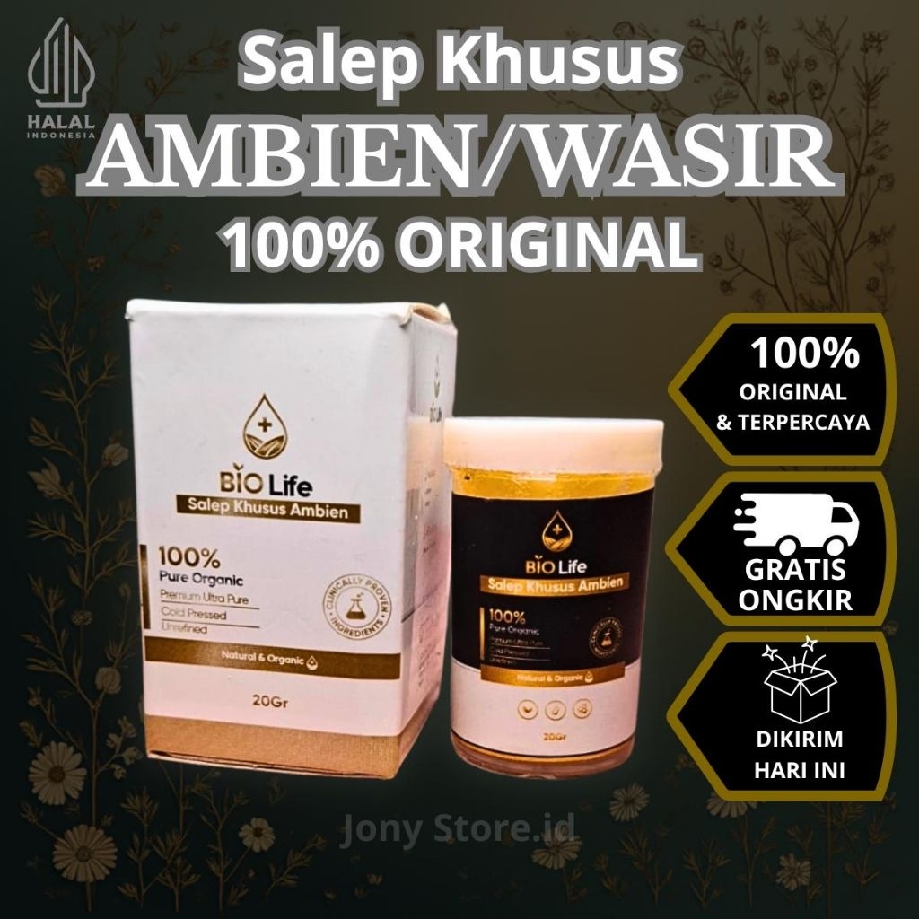 Salep Herbal Khusus Ambeien Wasir Bio Life ORIGINAL untuk Ambeien Wasir Obat Wasir Ampuh Obat Ambeie