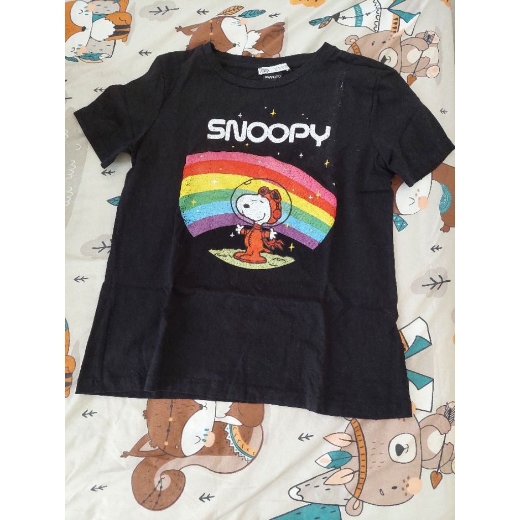 Baju Wanita Zara x Peanuts Snoopy