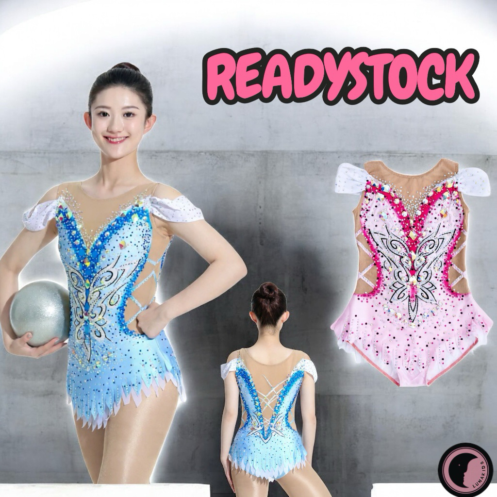 Baju Rhythmic Gymnastics Premium Anak Kostum Lomba Ready Stock