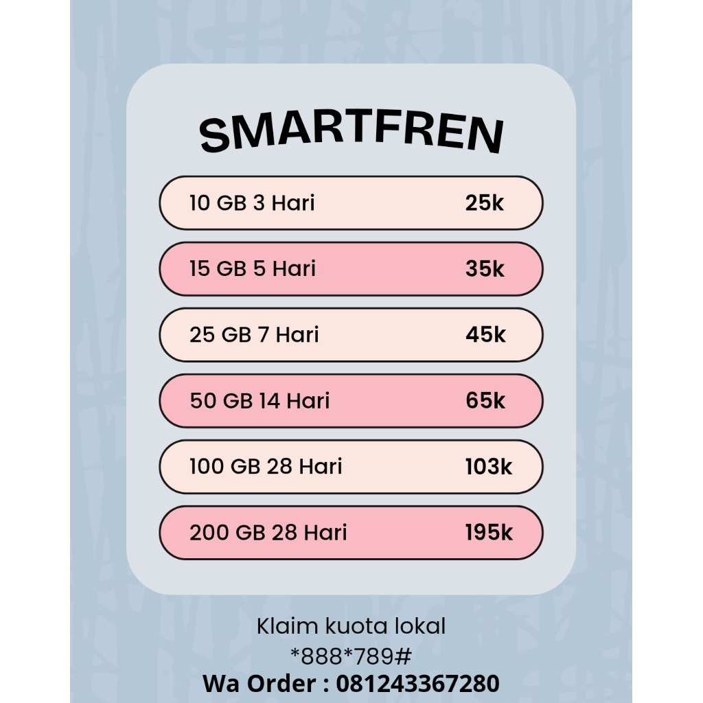 PAKET DATA SMARTFREN MURAH
