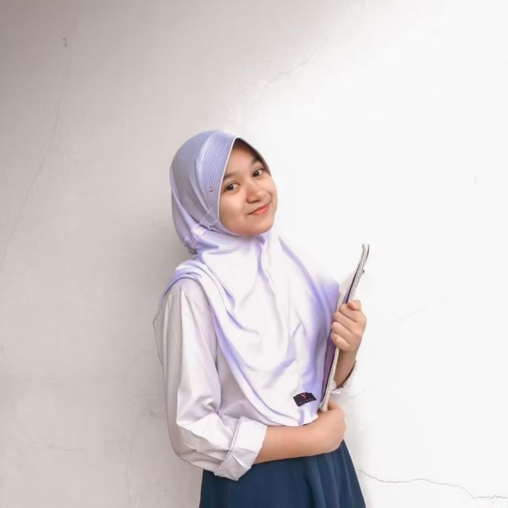 Jilbab Vilora Kerudung Sekolah Instan XL