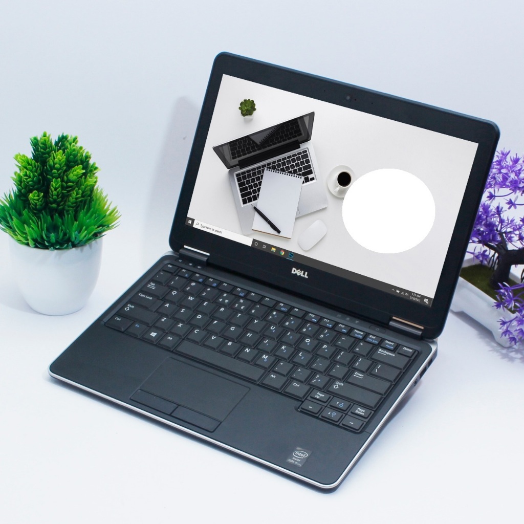 Laptop Dell Latitude E7240 Core i5 Gen-4 Ram 8GB SSD 256GB 12.5 Inch Super Slim, Bergaransi