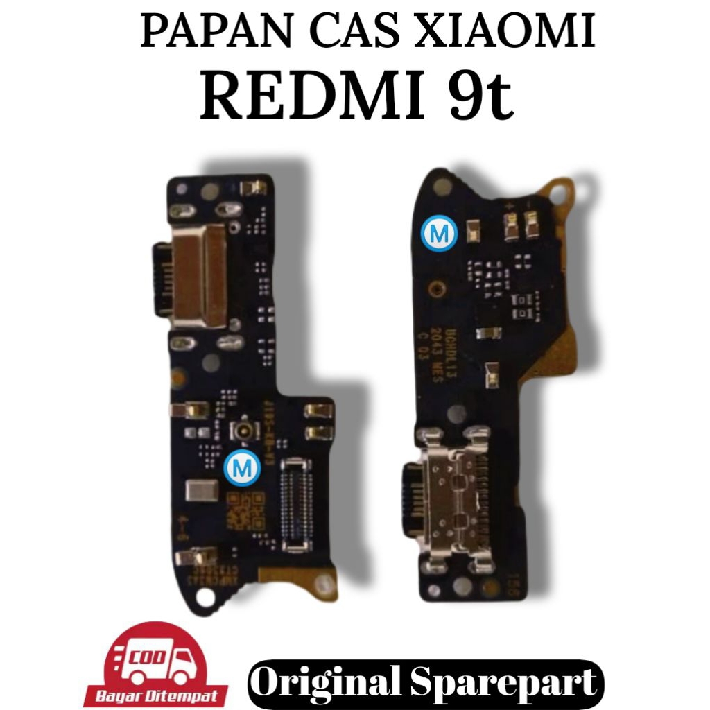 Pengganti Papan Cas Xiaomi Redmi 9T Original / USB Charging Board / Konektor Charger Redmi 9T