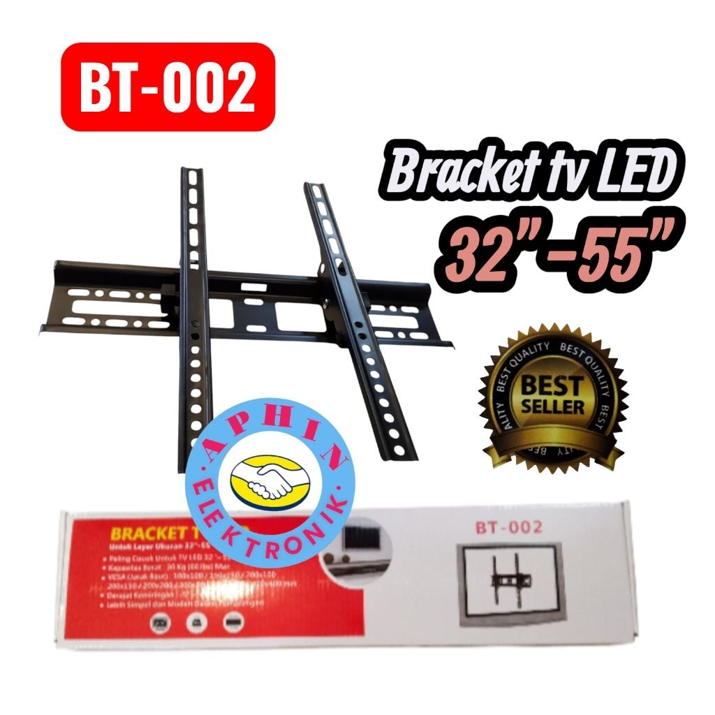 Bracket tv Led Bracket tv LED BT-002 Bracket Dinding ukuran 32"-55"