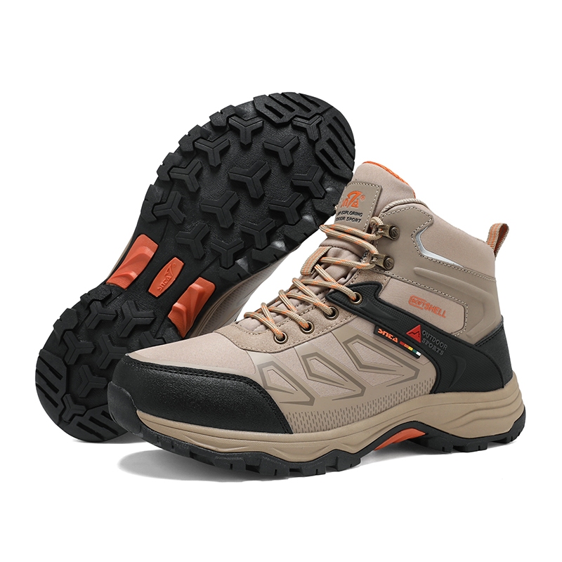 Sepatu Gunung SNTA / Sepatu Hiking Wanita SNTA 617 Warna BEIGEBROWN Waterproof Anti Selip 3D Sol Phy