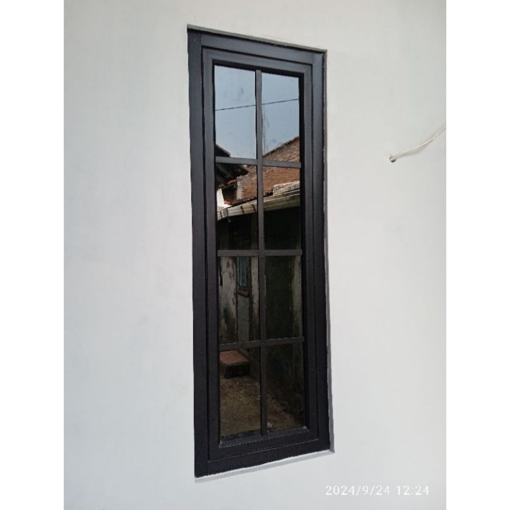 kusen jendela aluminium costum uk L50xT150 bisa reuest / costum ukuran