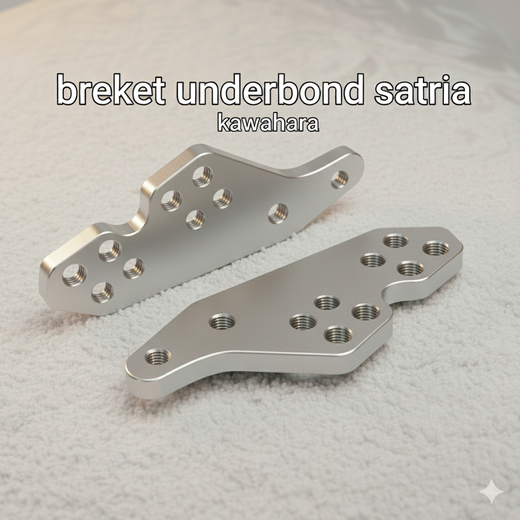 Breket Underbone Satria Kawahara Racing PNP Satria FU FI Bracket Adaptor Footstep Satria FuFi - 8mm