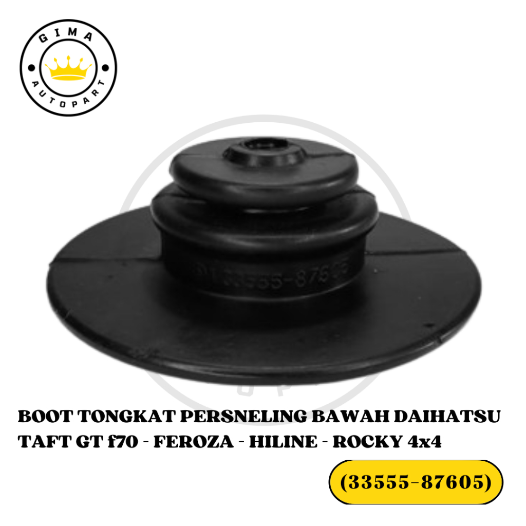 Karet Boot Tongkat Tuas Gigi Persneling Perseneling Bawah Mobil Daihatsu Taft GT F70 - Feroza - Hili