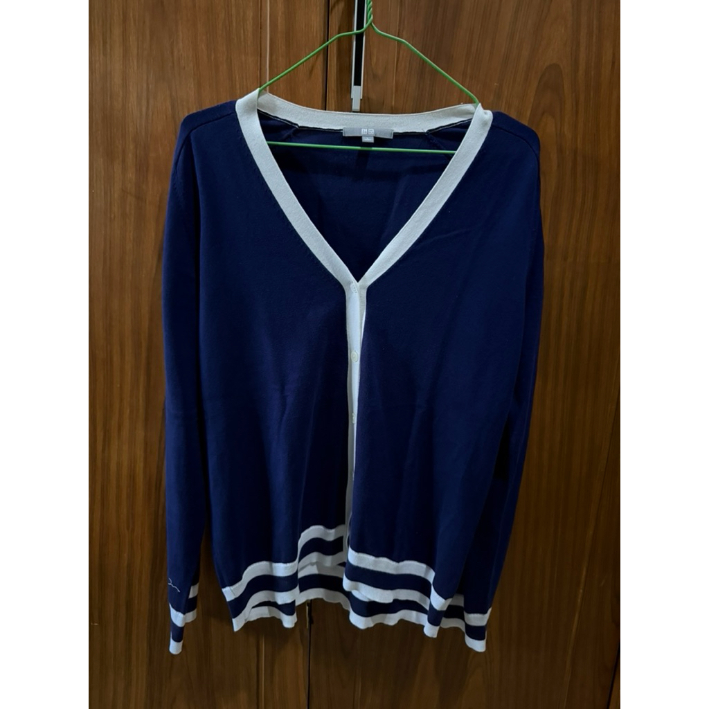 cardigan uniqlo navy size L original